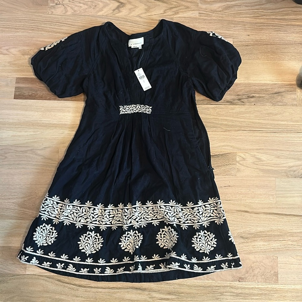 anthropologie black dress